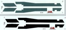 Decals F-4J Phantom Walkways USN/USMC 1/32 Tamiya