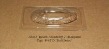 1/72 Vacu Canopy P-47 D Bubbletop (REV/ACAD/HAS)