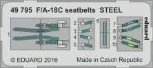 SET F/A-18C seatbelts STEEL