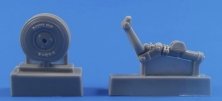 1/32 Tempest Mk.V/Typhon Mk.I Tail wheel & str.leg