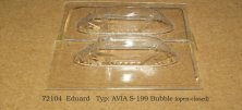 1/72 Vacu Canopy Avia S-199 Bubble op./closedEDU