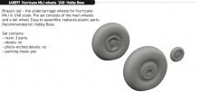 Brassin 1/48 Hurricane Mk.I wheels