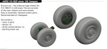 Brassin 1/48 F/A-18E/F wheels for Hasegawa
