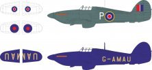 Mask 1/32 Sea Hurricane Mk.IIc marking & nat.insign.
