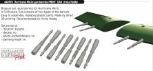 Brassin 1/48 Hurricane Mk.IIc gun barrels