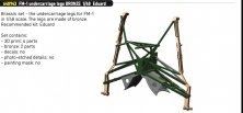 Brassin 1/48 FM-1 undercarriage legs BRONZE