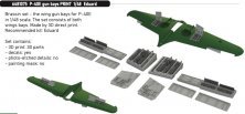 Brassin 1/48 P-40E gun bays for Eduard