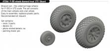 Brassin 1/72 P-51D wheels diamond tread for Eduard