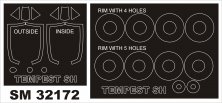 1/32 Hawker Tempest Mk.V masks