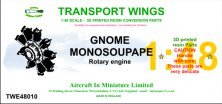 1/48 Rhone Monosoupape Engine
