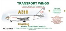 1/72 A310 decal set  Interflug.