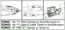 Verri�re 1/48 Heinkel He-111H-10 Squadron Canopies