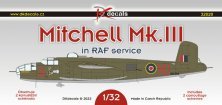 1/32 Mitchell Mk.III in RAF service decal
