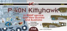 1/48 P-40N Kittyhawk in RAAF o. N.Guinea & Australia decal