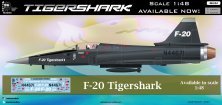 1/48 Northrop F-20 Tigershark. Decals for the black F-20