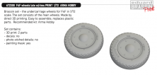 Brassin 1/72 F4F wheels late with rims PRINT