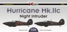 1/24 Hawker Hurricane MK.IIc Night Intruder decal