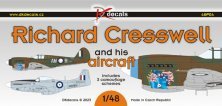 1/48 Richard Cresswell and his aircraft decal
