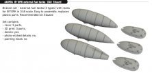 Brassin 1/48 Bf 109K external fuel tanks EDU
