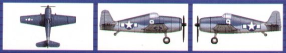 Trumpeter Maquette Grumman F6F Hellcat 1/700 (6 avions)