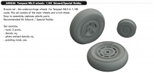 Hawker Tempest Mk.II wheels 1/48
