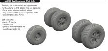 Brassin 1/48 Sea King wheels for Airfix
