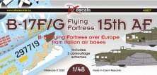 1/48 B-17F/G 15th AF over Europe decal