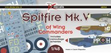 1/48 Spitfire Mk.V of Wing Commanders decal