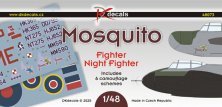 1/48 Mosquito Fighter/Night Fighter 6x camouflages