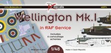 DK Decals Decals Vickers Wellington Mk.I 1/48