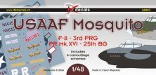 DK DECALS 1/48 USAAF Mosquito 6 Camouflages