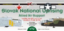 1/72 Slovak National Uprising Allied Air Support decal