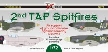 1/72 2nd TAF Spitfires Western Front decal