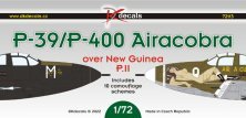 1/72 P-39/P-400 Airacobra o.N.Guinea II decal