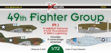 DK Decals DKD72133 49th FG Warhawk Lightning 1/72