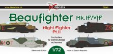DK Decals Beaufighter Mk.IF/VIF Night Fighter Pt.II 1/72