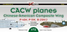 DK Decals Chinese-American Composite Wing 1/72 9 camo
