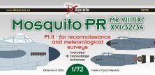 DK Decals Moustique PR Mk.VIII/IX/XVI/32/34 1/72
