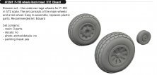 Brassin 1/72 P-51D wheels block tread for Eduard