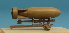 1/48 Bomb rack for Spitfire + British 500lb bomb