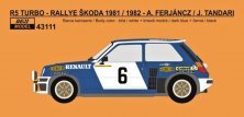 1/43 Renault 5 Turbo Rallye Skoda 1981/1982