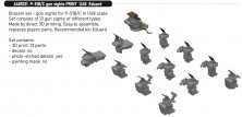 Brassin 1/48 P-51B/C gun sights for Eduard