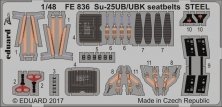 1/48 Su-25UB/UBK seatbelts STEEL