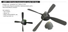 Brassin 1/48 P-51B/C Hamilton Standard propeller uncuffed