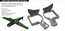 Brassin 1/48 Bf 109K-4 wheel bays PRINT EDU
