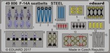 1/48 Grumman F-14A Tomcat seatbelts STEEL