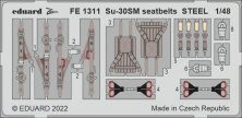 1/48 Su-30SM seatbelts STEEL