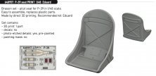 Brassin 1/48 P-39 seat PRINT EDU