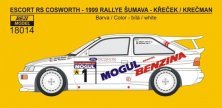 1/18 Ford Escort RS Cosworth Bohemia Rallye 1999 decal