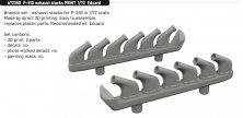 Brassin 1/72 P-51D exhaust stacks for Eduard